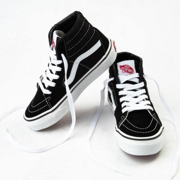 Vans Sk8-Hi Skate Shoe - Little Kid / Big Kid - Black - Picture 1 of 10